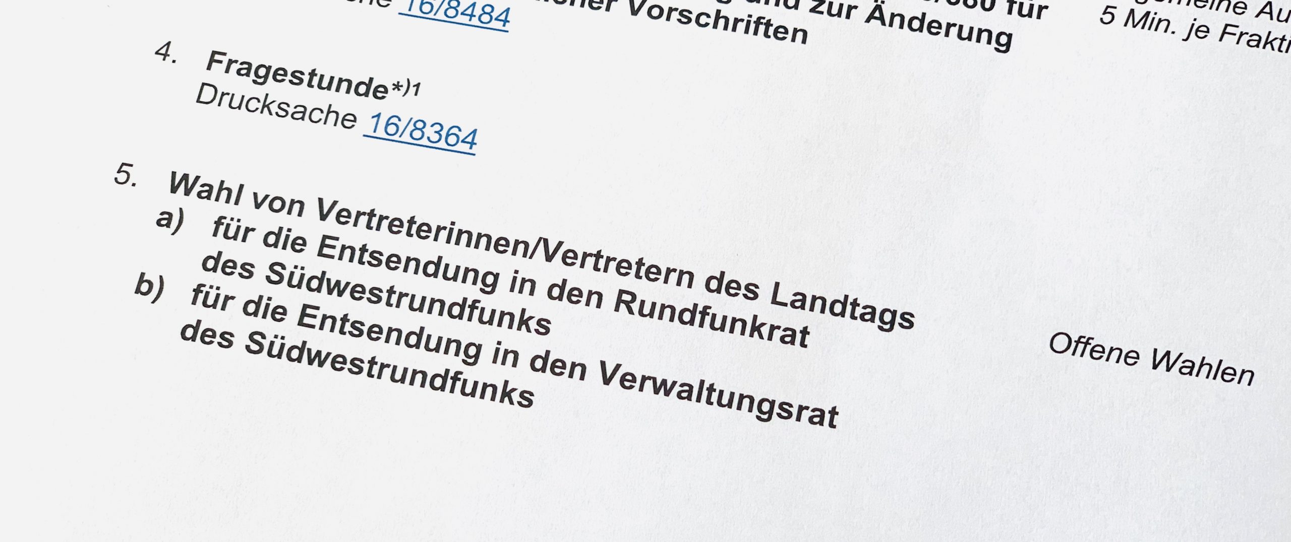 Wahl SWR Rundfunkrat